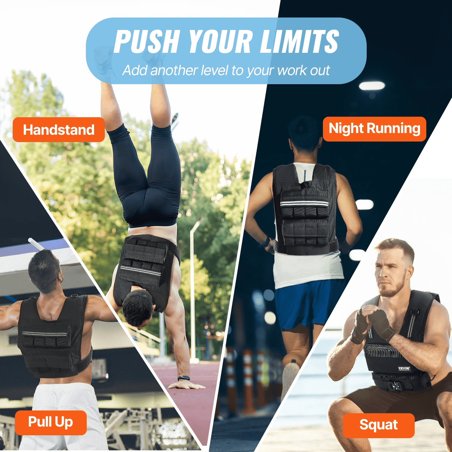 35lb Adjustable Weighted Vest | Strength Training & Running